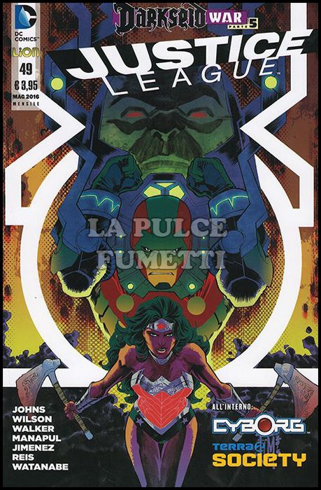 JUSTICE LEAGUE #    49 - DARKSEID WAR 5